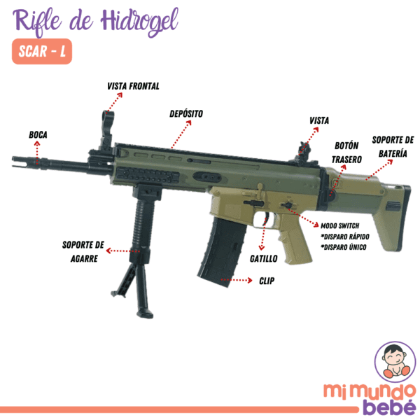 Rifle de Hidrogel Scar - l